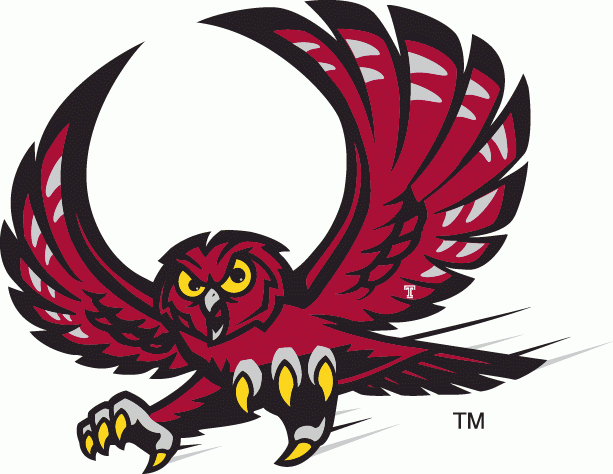 Temple Owls 1996-Pres Alternate Logo v2 diy DTF decal sticker